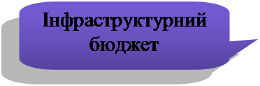 Скругленная прямоугольная выноска: Інфраструктурний бюджет